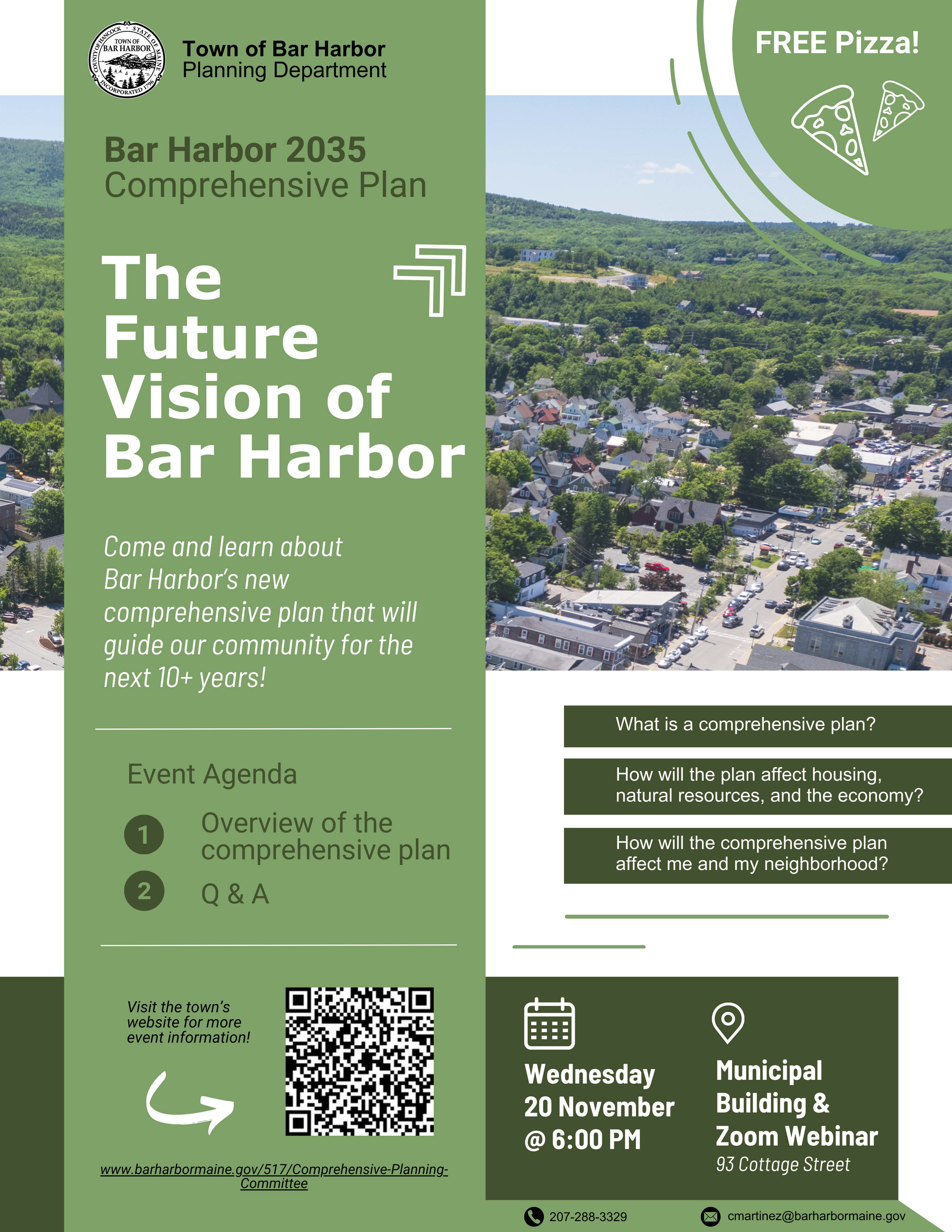 Bar Harbor 2035 Event flyer png